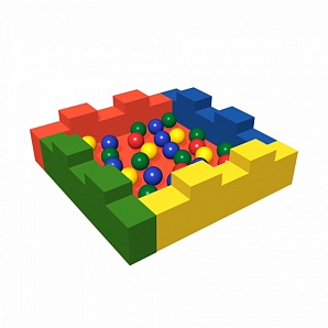 Сухой бассейн с шариками «Замок»