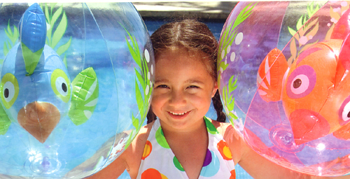 Мяч надувной ПВХ  Ø 41,51,61 см