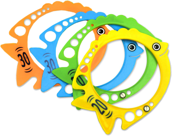 НАБОР ТОНУЩИХ ИГРУШЕК «РЫБКИ»