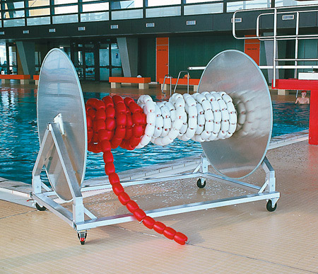 Катушка для  хранения дорожек  На 150 м Ø 110 мм Вместимость – 75