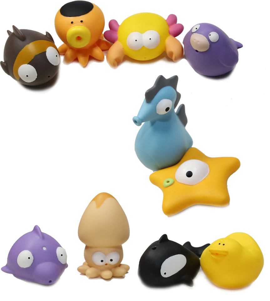 НАБОР ИГРУШЕК-БРЫЗГАЛОК В наборе 12 шт.